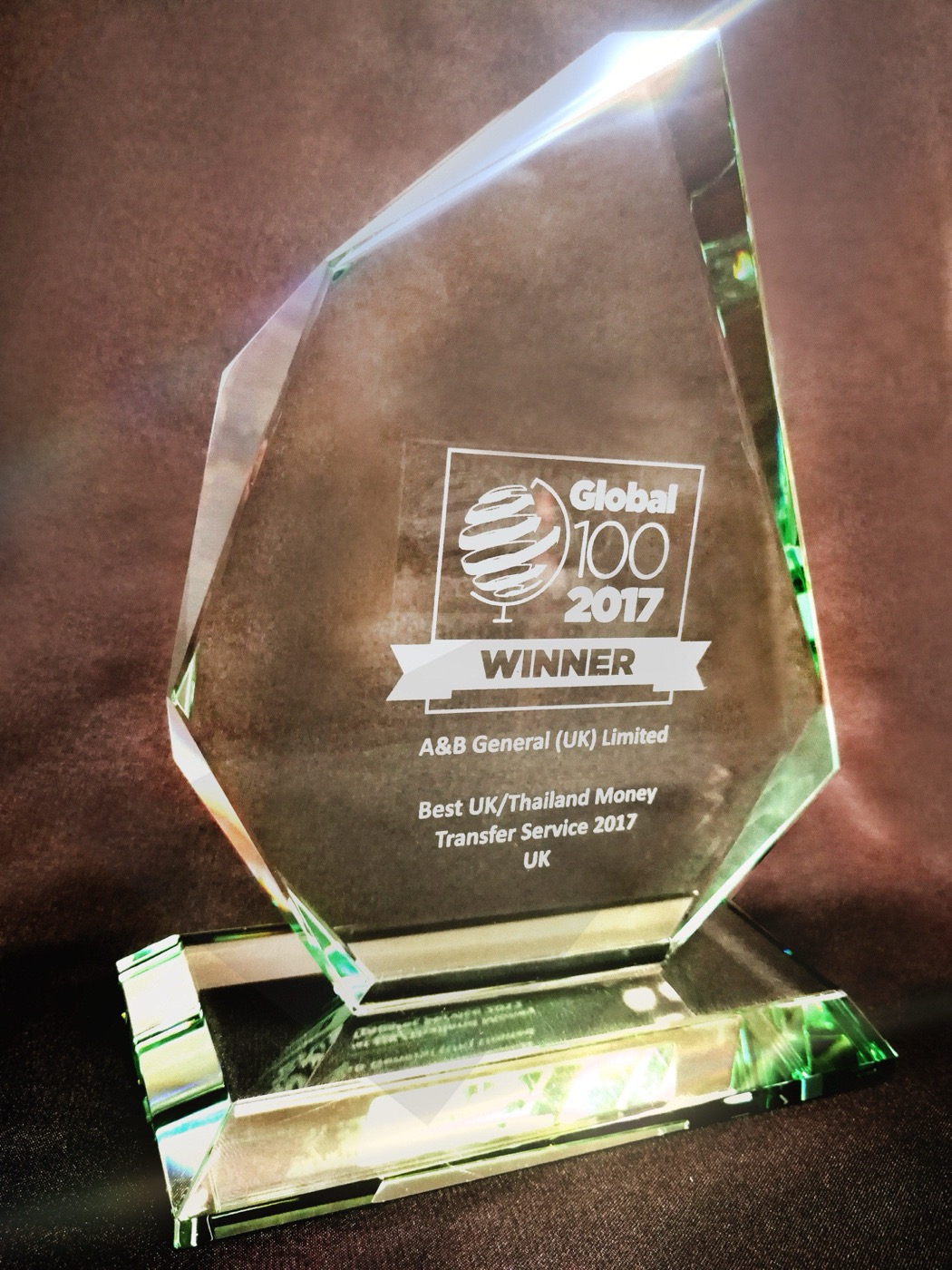 Our first 'Global 100' award