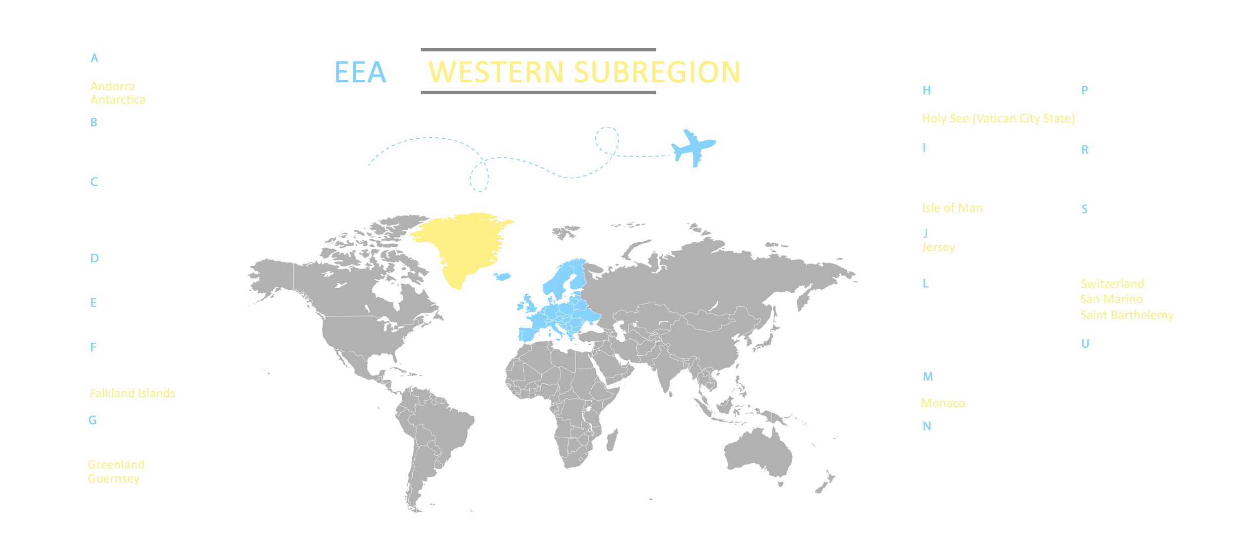 Service area in UK & Europe