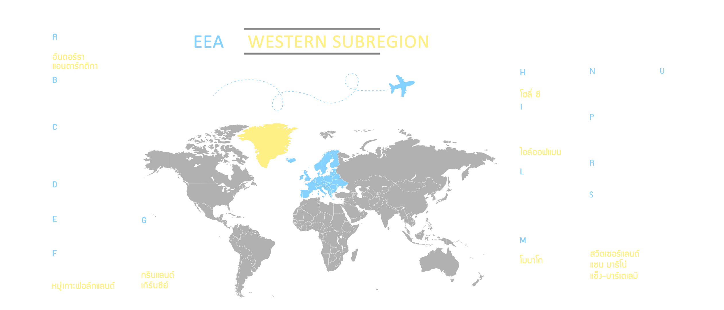 Service area in UK & Europe